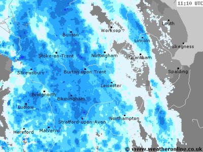 Stormtrack Mountsorrel Leicester weather Radar image not generated