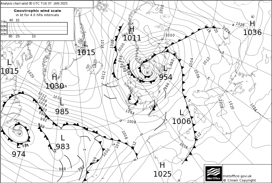 Uk Surface Pressure Charts