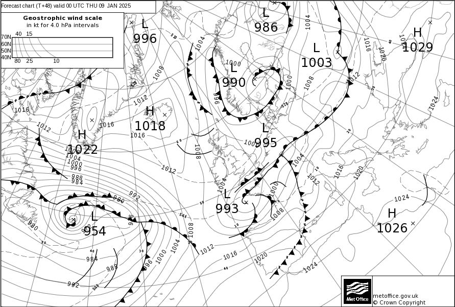 Uk Surface Pressure Charts